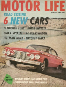 MOTOR LIFE 1961 JAN - FURY, INVICTA, BUICK SPECIAL, VW, MINX, TIARA TESTED